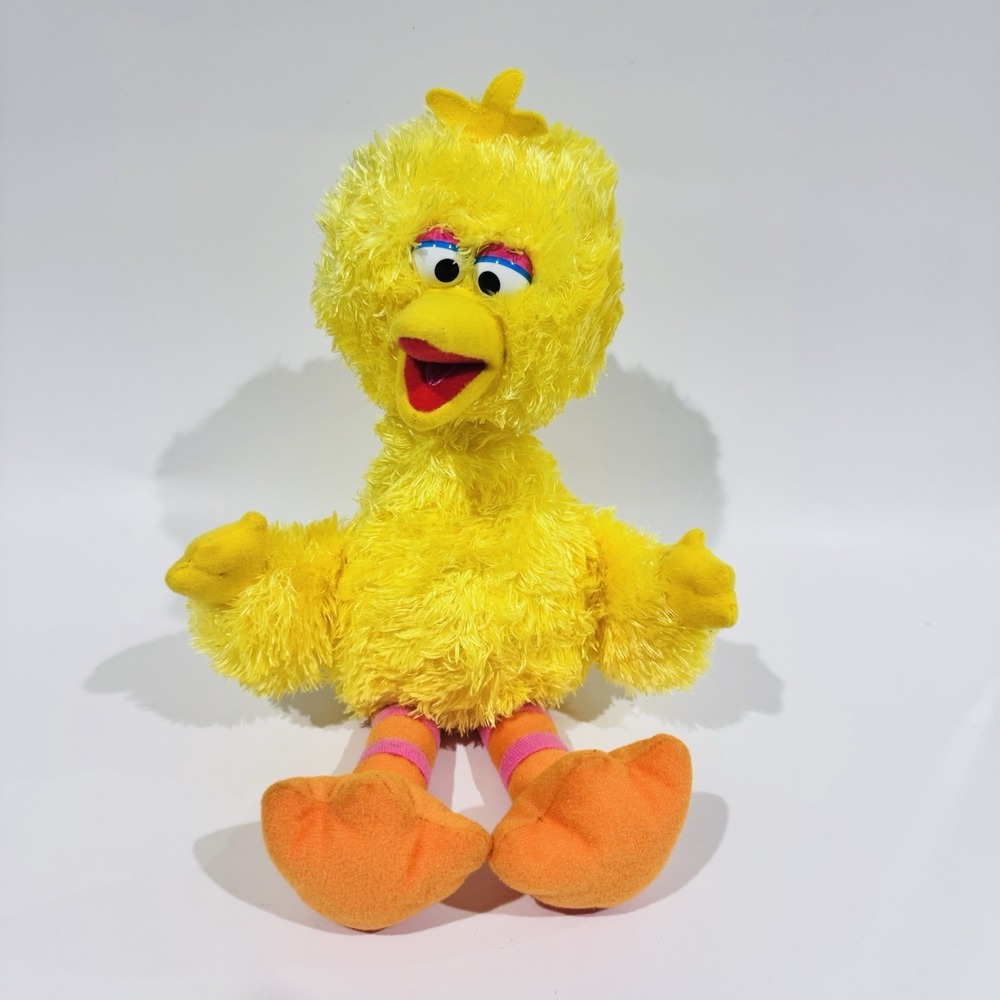 2019 Gund & Sesame Street Big Bird Soft Plush Stuffed Animal EUC